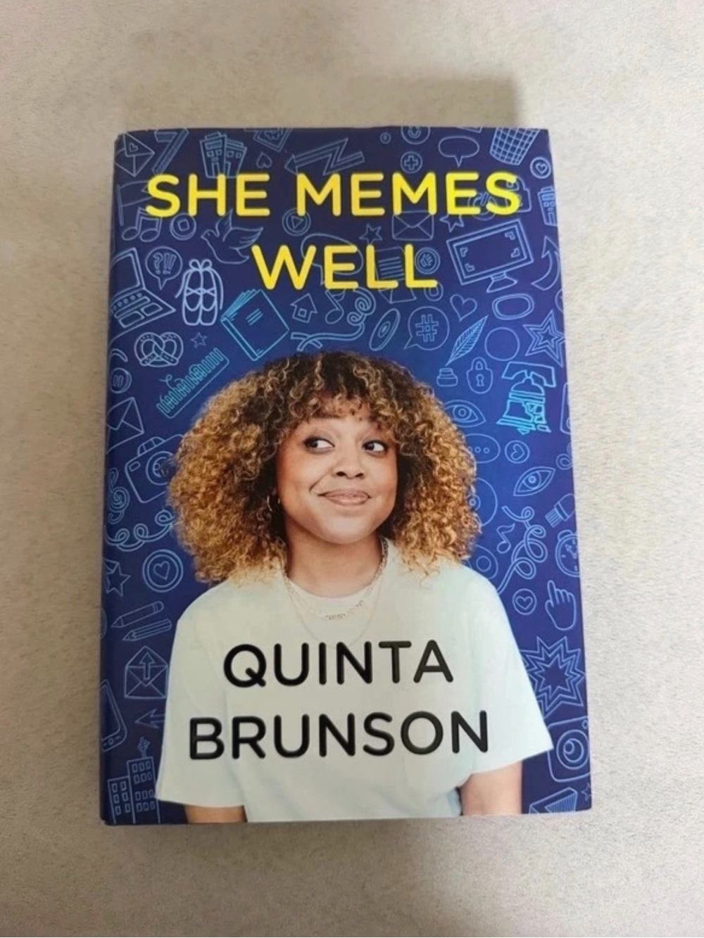 She Memes Well Hardcover Book Quinta Brunson